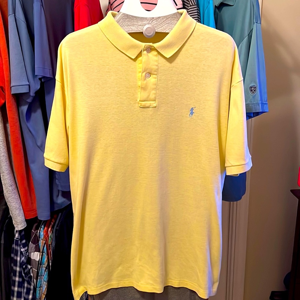 FRESH EASTER YELLOW VINTAGE RALPH LAUREN FT. THE BABY BLUE PONY 🐴🔥